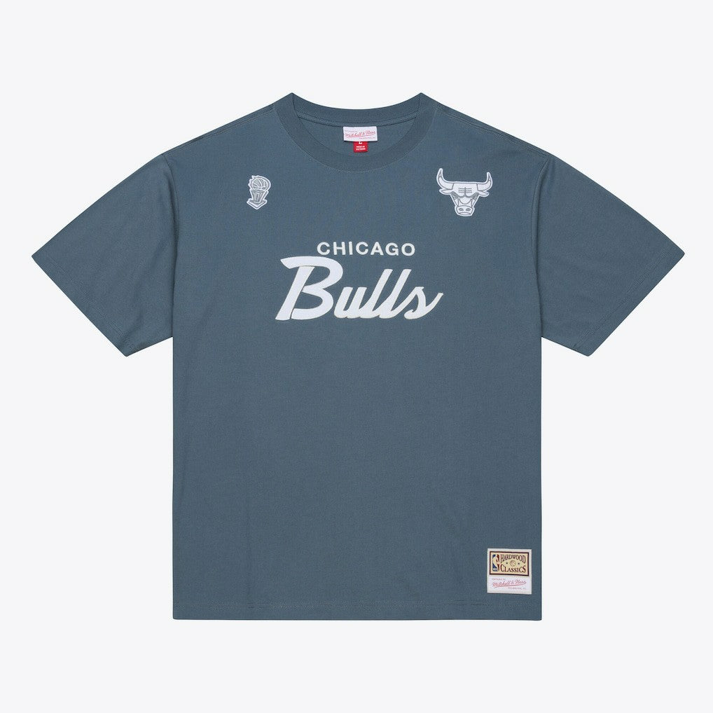 Mitchell & Ness Chicago Bulls Thunderstorm T-Shirt Blue