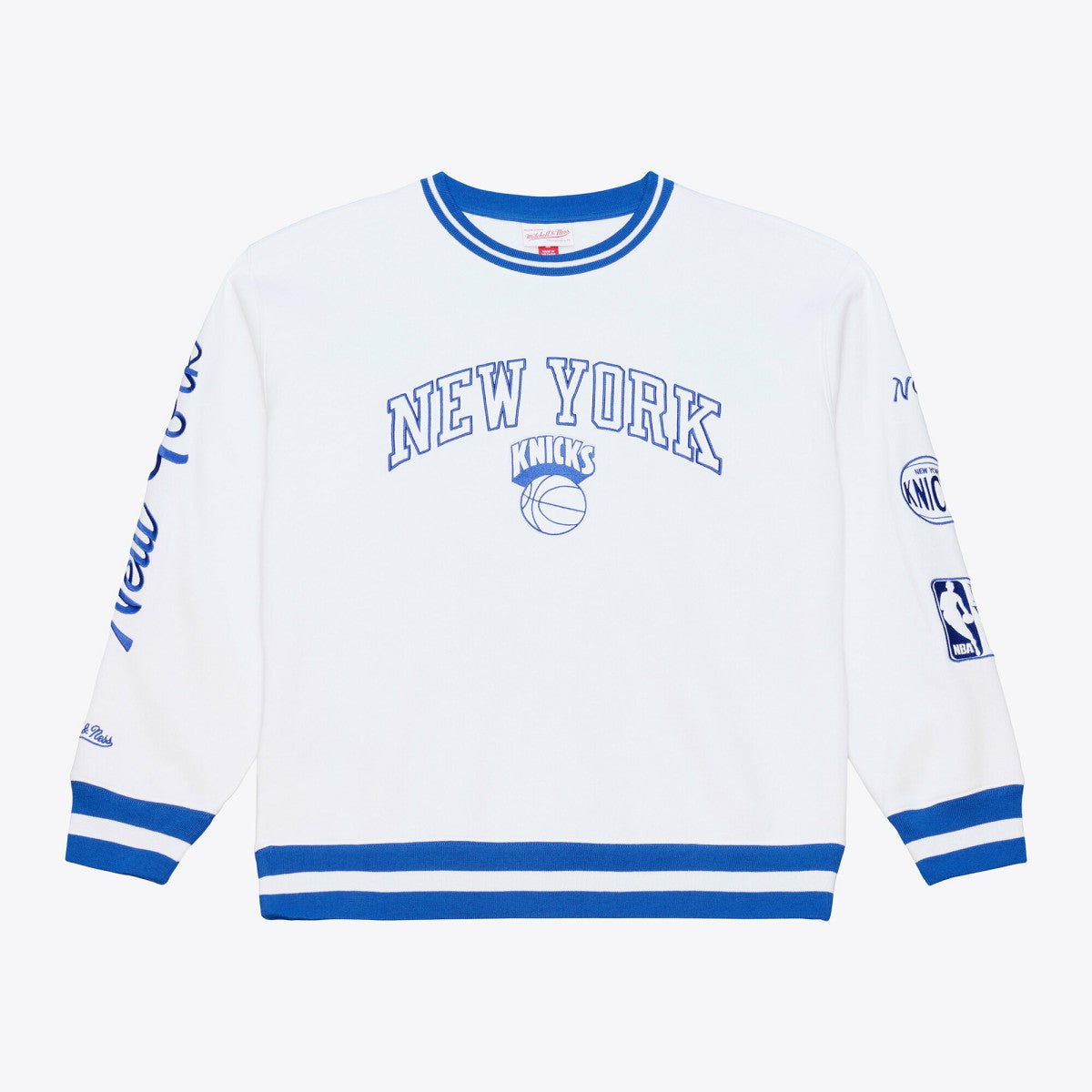 Mitchell & Ness New York Knicks Arctic Fleece Sweatshirt White