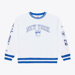 Mitchell & Ness New York Knicks Arctic Fleece Sweatshirt White