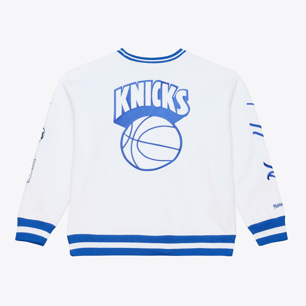 Mitchell & Ness New York Knicks Arctic Fleece Sweatshirt White