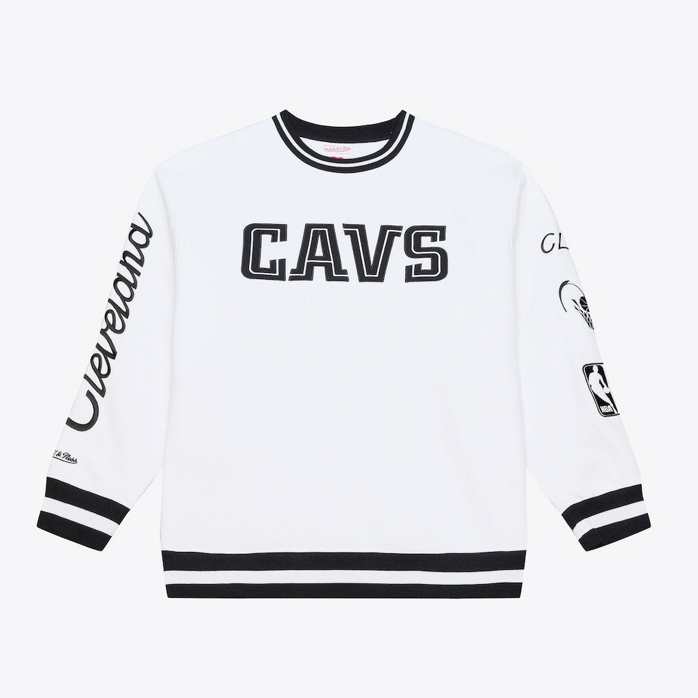 Mitchell & Ness Cleveland Cavaliers Arctic Fleece Sweatshirt White