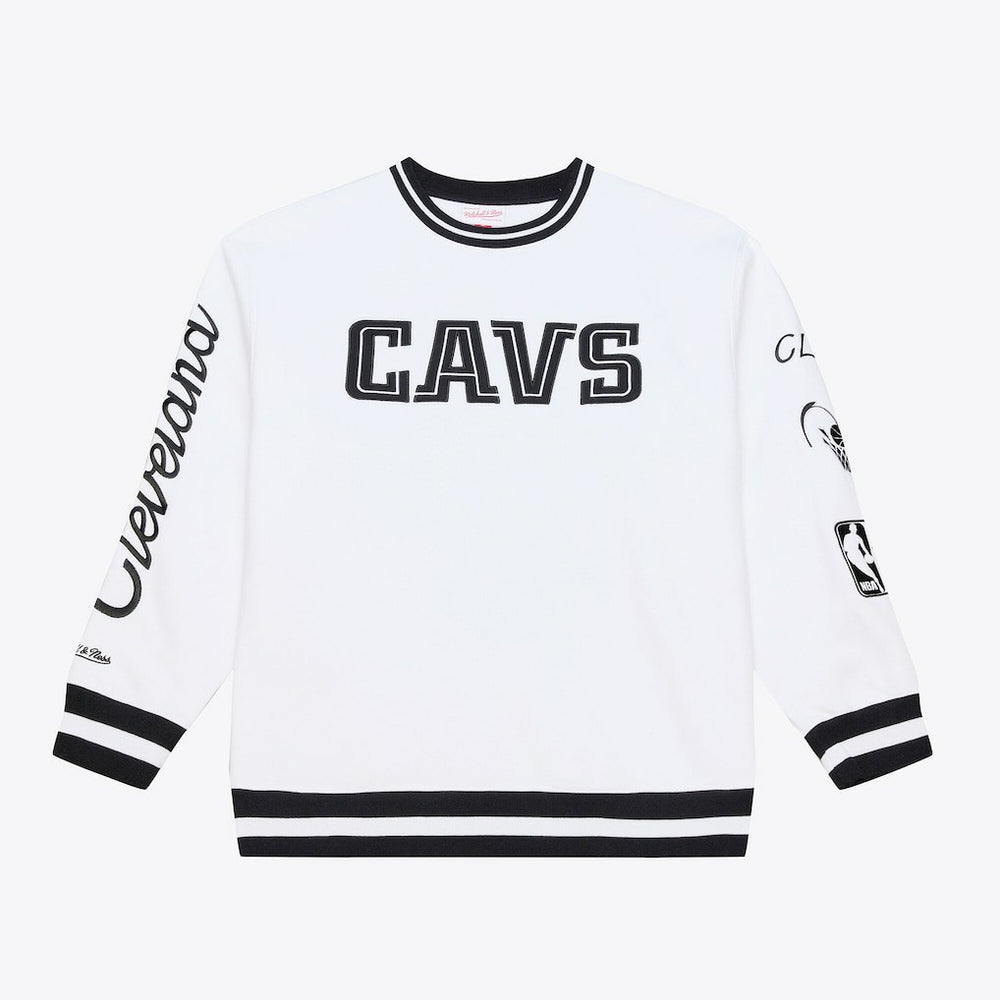 Mitchell & Ness Cleveland Cavaliers Arctic Fleece Sweatshirt White