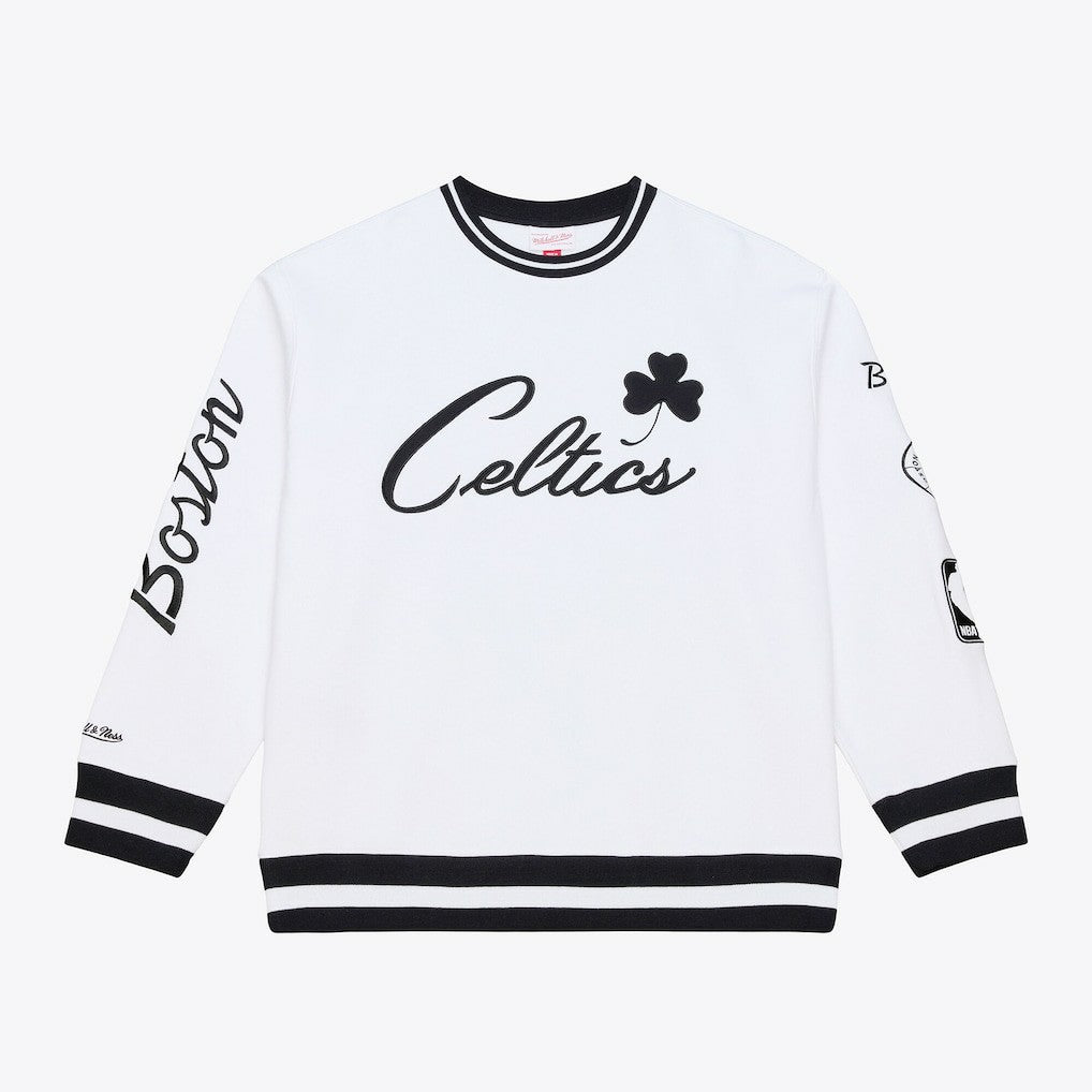 Mitchell & Ness Boston Celtics Arctic Fleece Sweatshirt White
