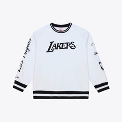 Mitchell & Ness Los Angeles Lakers Arctic Fleece Sweatshirt White
