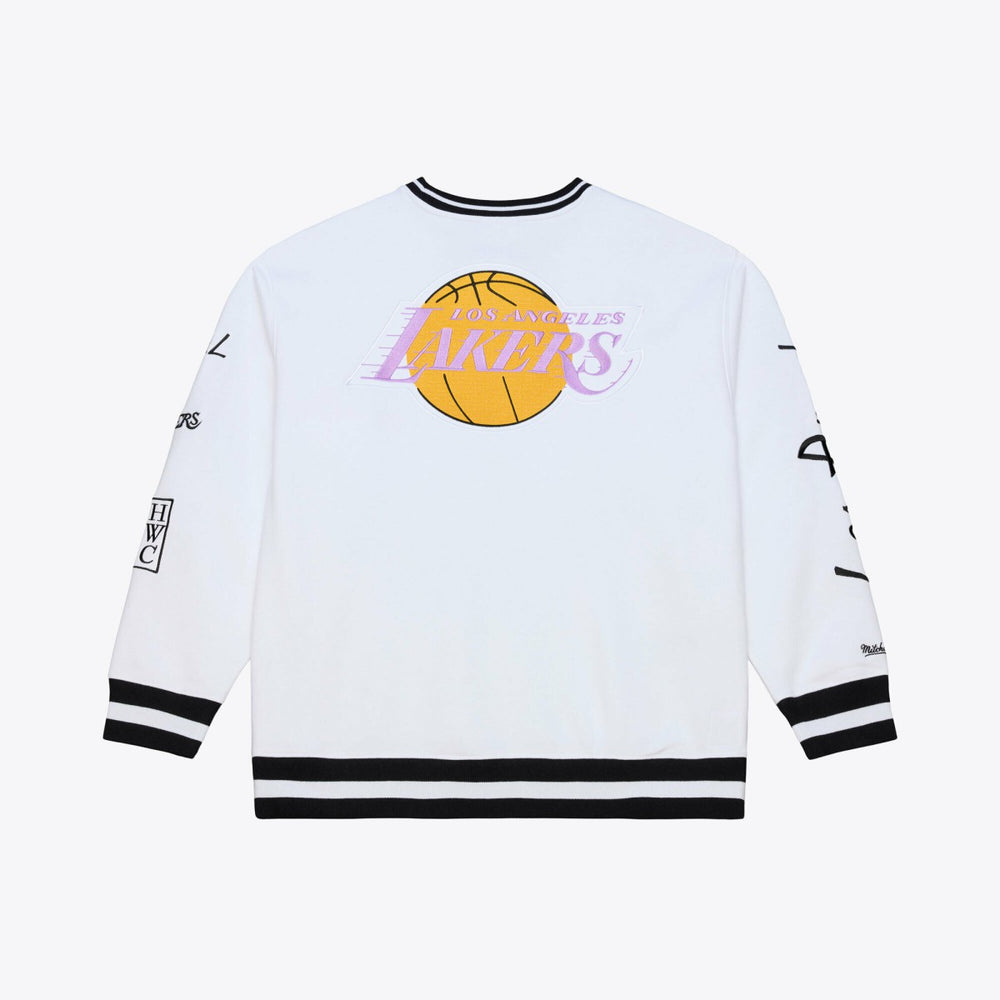 Mitchell & Ness Los Angeles Lakers Arctic Fleece Sweatshirt White