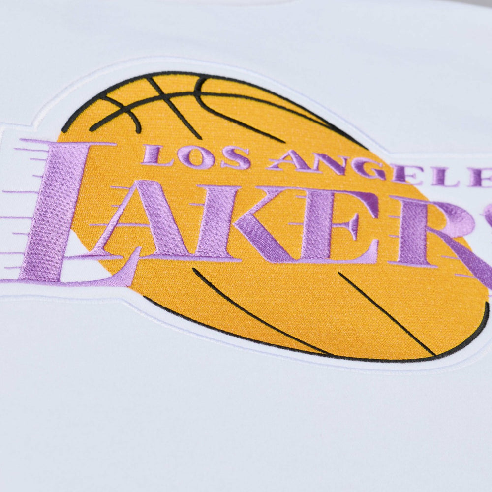 Mitchell & Ness Los Angeles Lakers Arctic Fleece Sweatshirt White