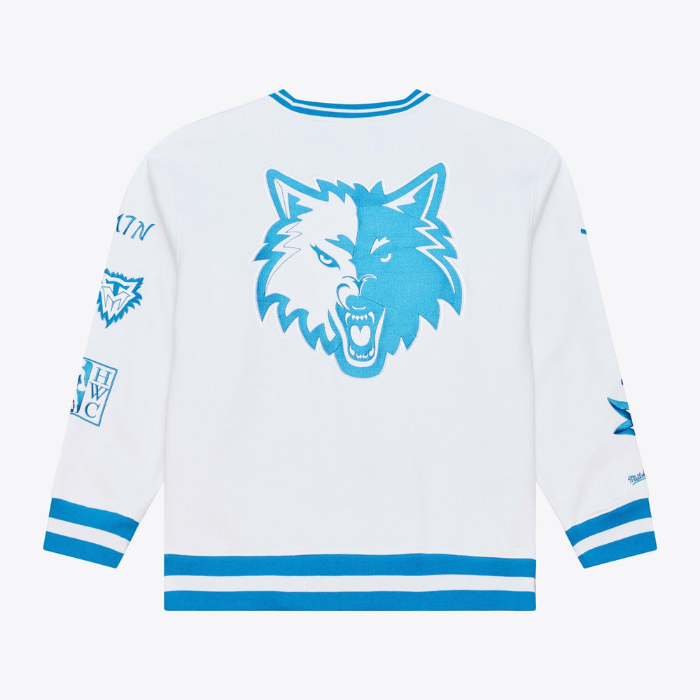 Mitchell & Ness Minnesota Timberwolves Arctic Fleece Sweatshirt White