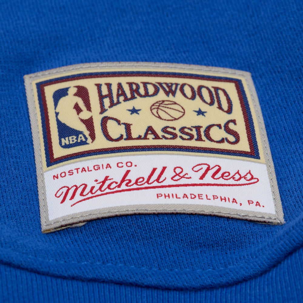 Mitchell & Ness New York Knicks Women's Hardwood Classics Script Lightweight Sweatshirt Royal