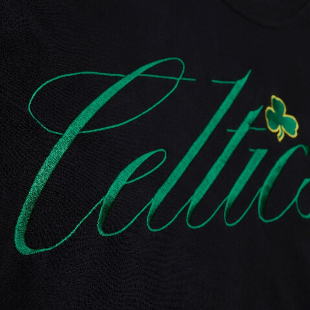 Mitchell & Ness Boston Celtics Women's Hardwood Classics Script Lightweight Sweatshirt Black