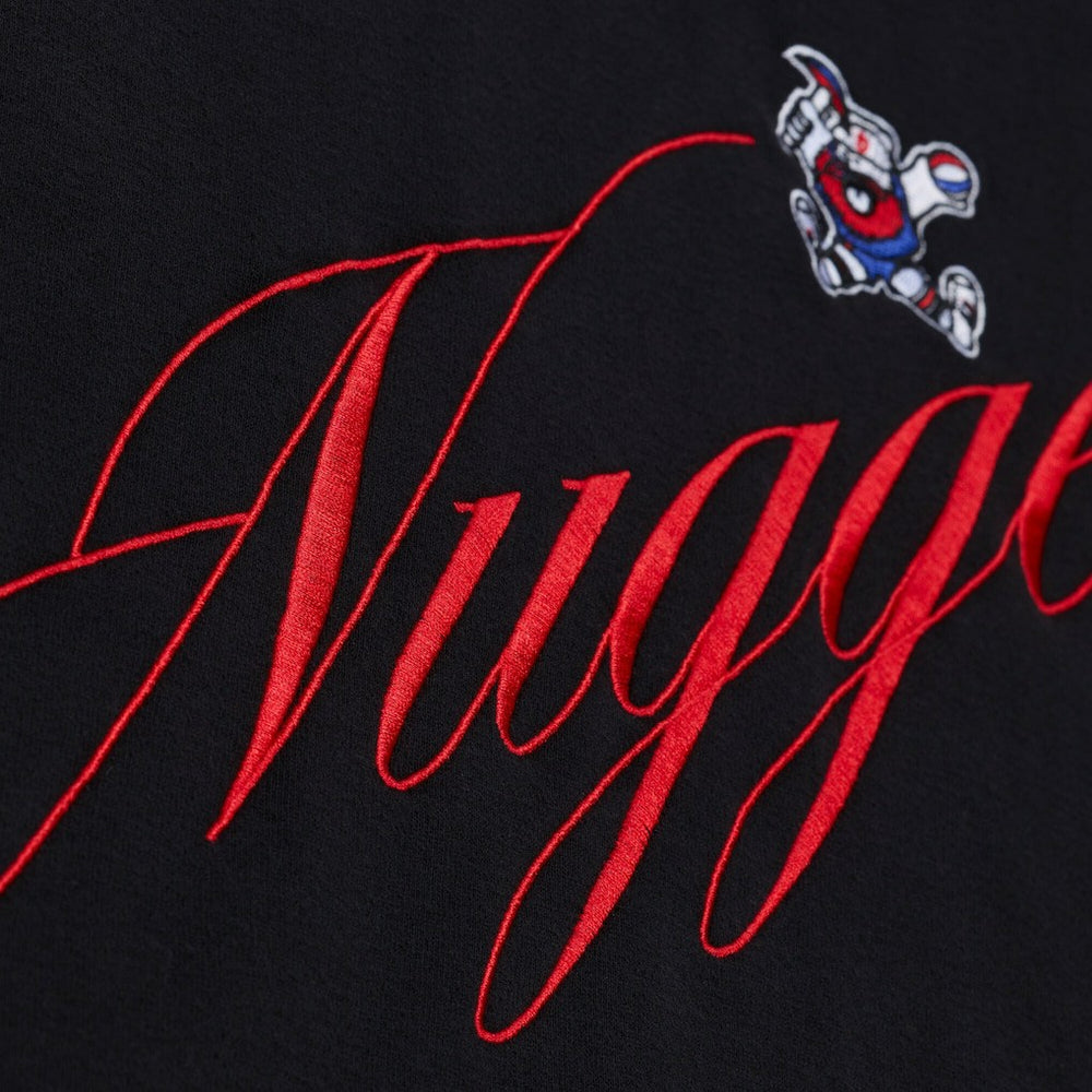 Mitchell & Ness Denver Nuggets Women's Hardwood Classics Script Lightweight Sweatshirt Black