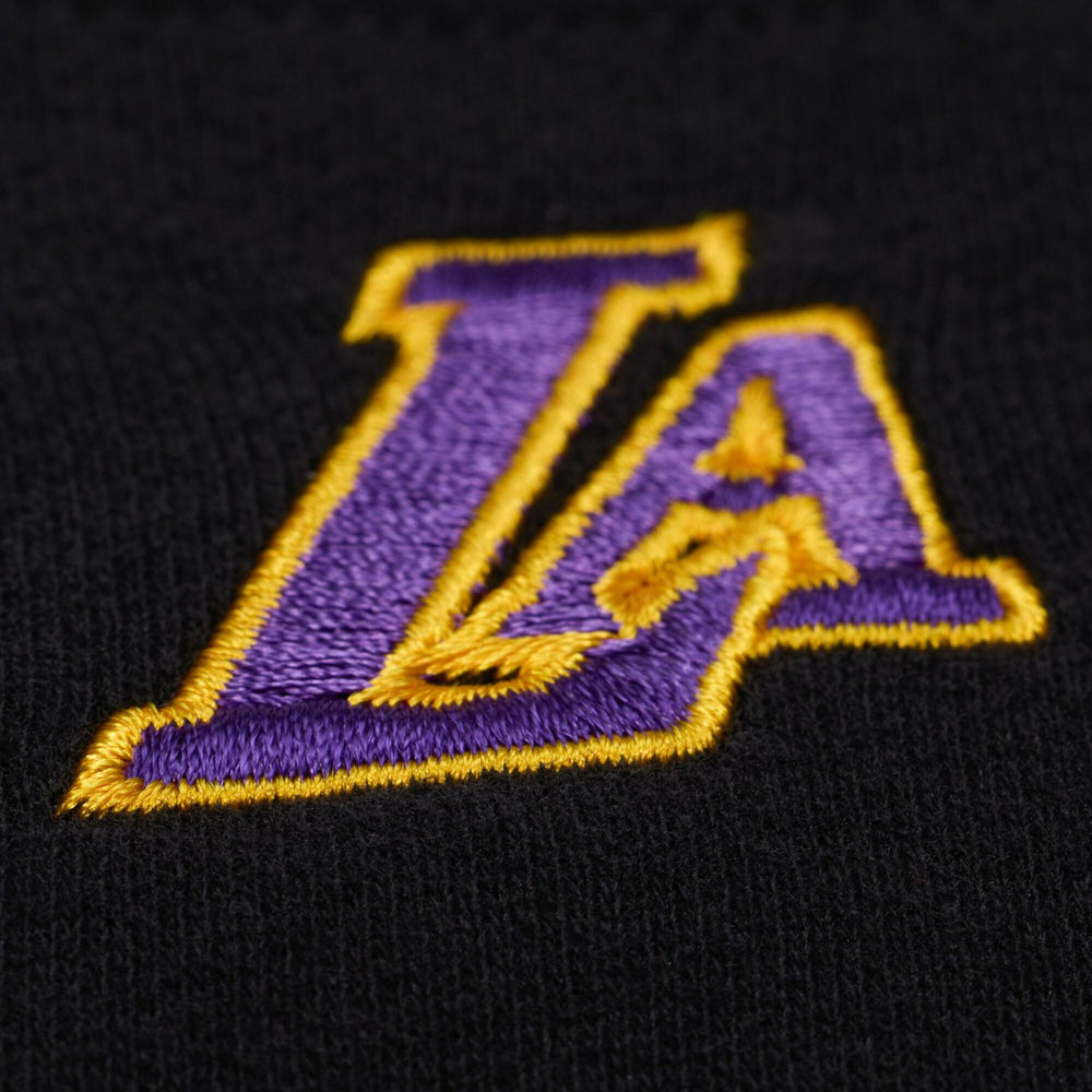 Mitchell & Ness Los Angeles Lakers Women's Hardwood Classics Script Lightweight Sweatshirt Black
