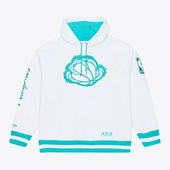 Mitchell & Ness Memphis Grizzlies Artic Fleece Hoodie White