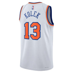 Nike Tyler Kolek New York Knicks Unisex Swingman Jersey Association Edition White