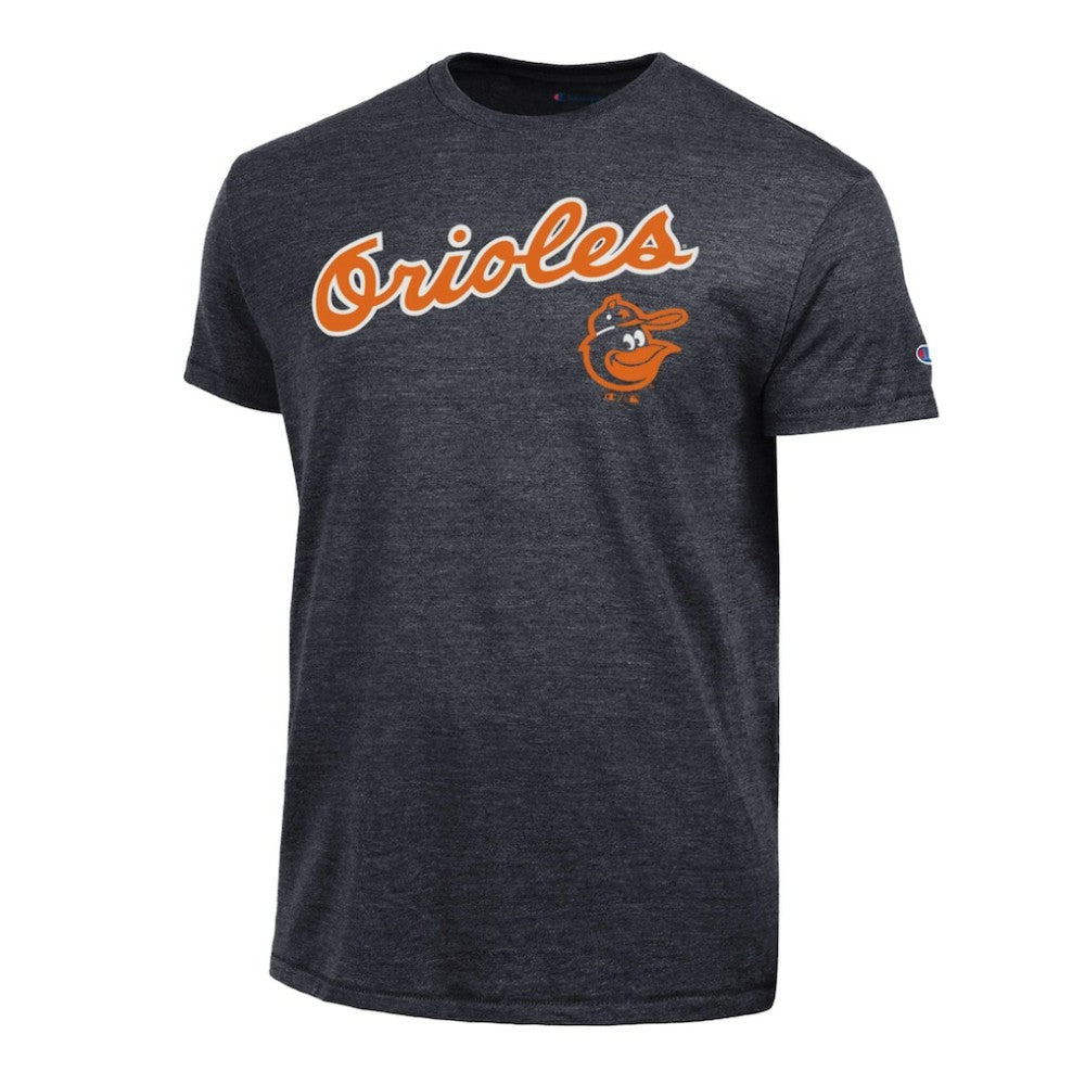 Baltimore Orioles Champion Cooperstown Wordmark Lockup Tri-Blend T-Shirt for sale