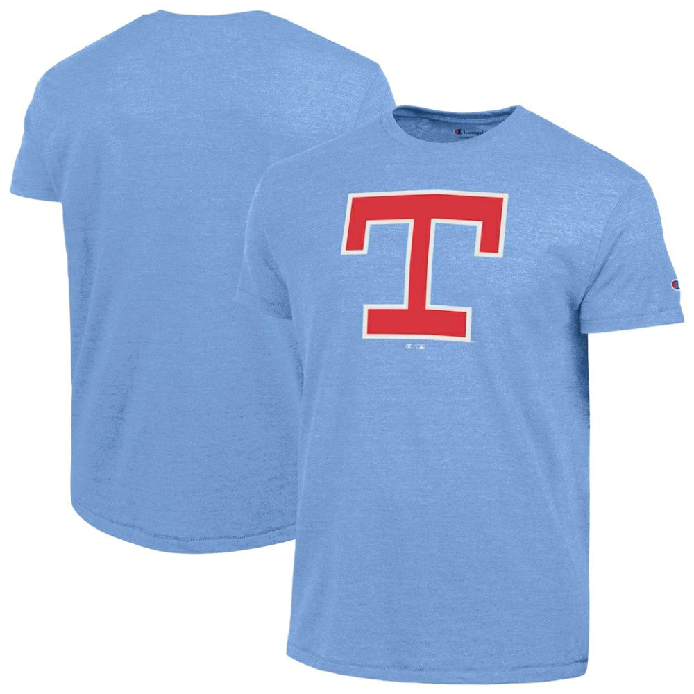 Texas Rangers Champion Cooperstown Logo Tri-Blend T-Shirt Outlet