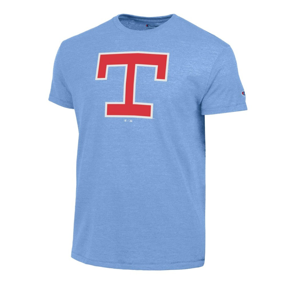 Texas Rangers Champion Cooperstown Logo Tri-Blend T-Shirt Outlet