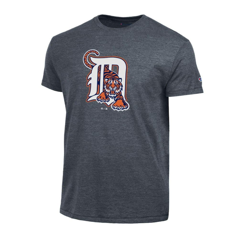 Detroit Tigers Champion Cooperstown Logo Tri-Blend T-Shirt for sale