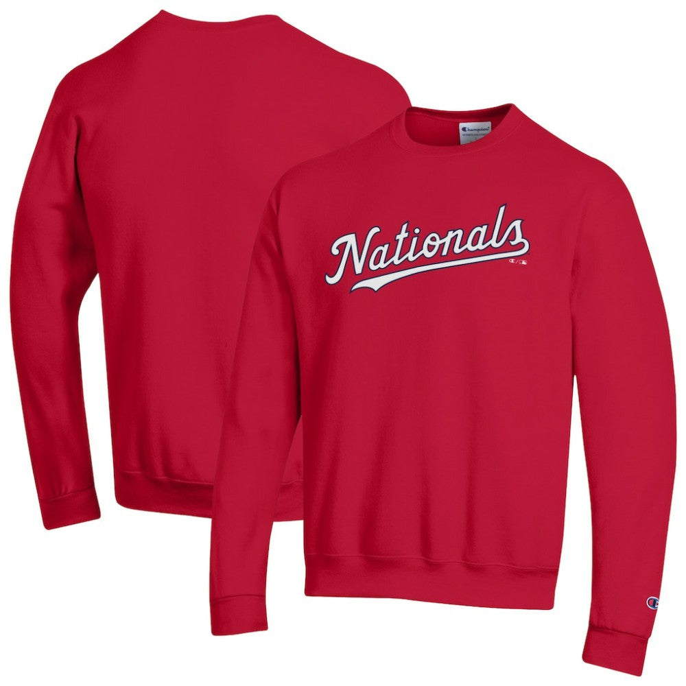 Washington Nationals Champion Powerblend Wordmark Sweatshirt Sale