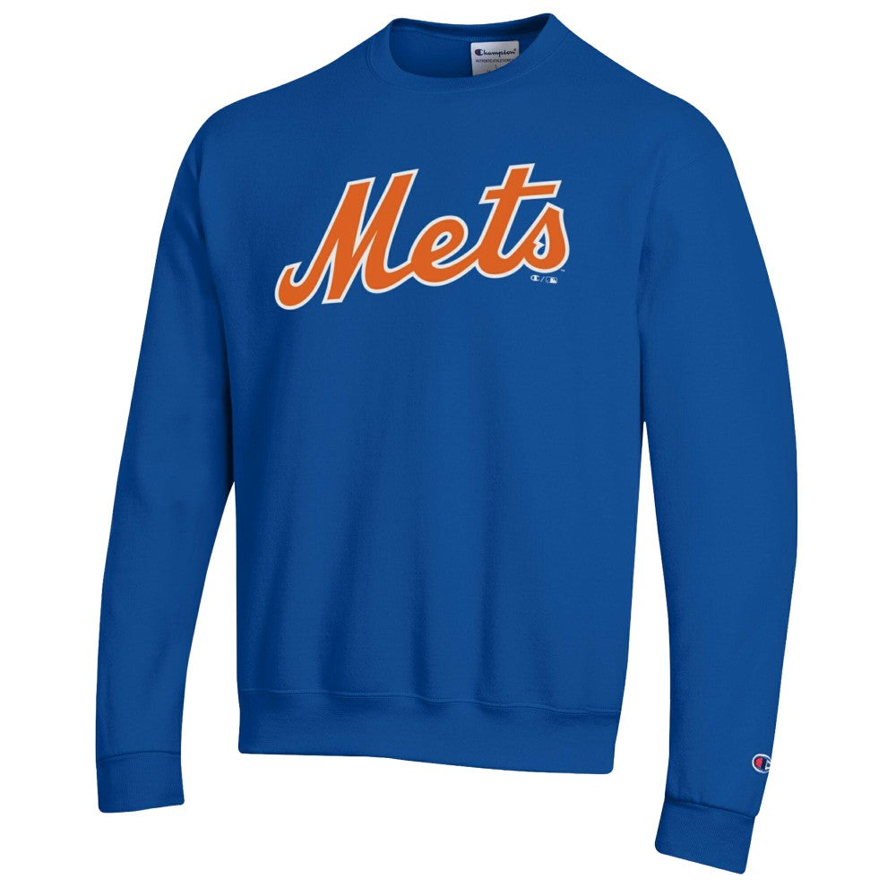 New York Mets Champion Powerblend Wordmark Sweatshirt Near Me
