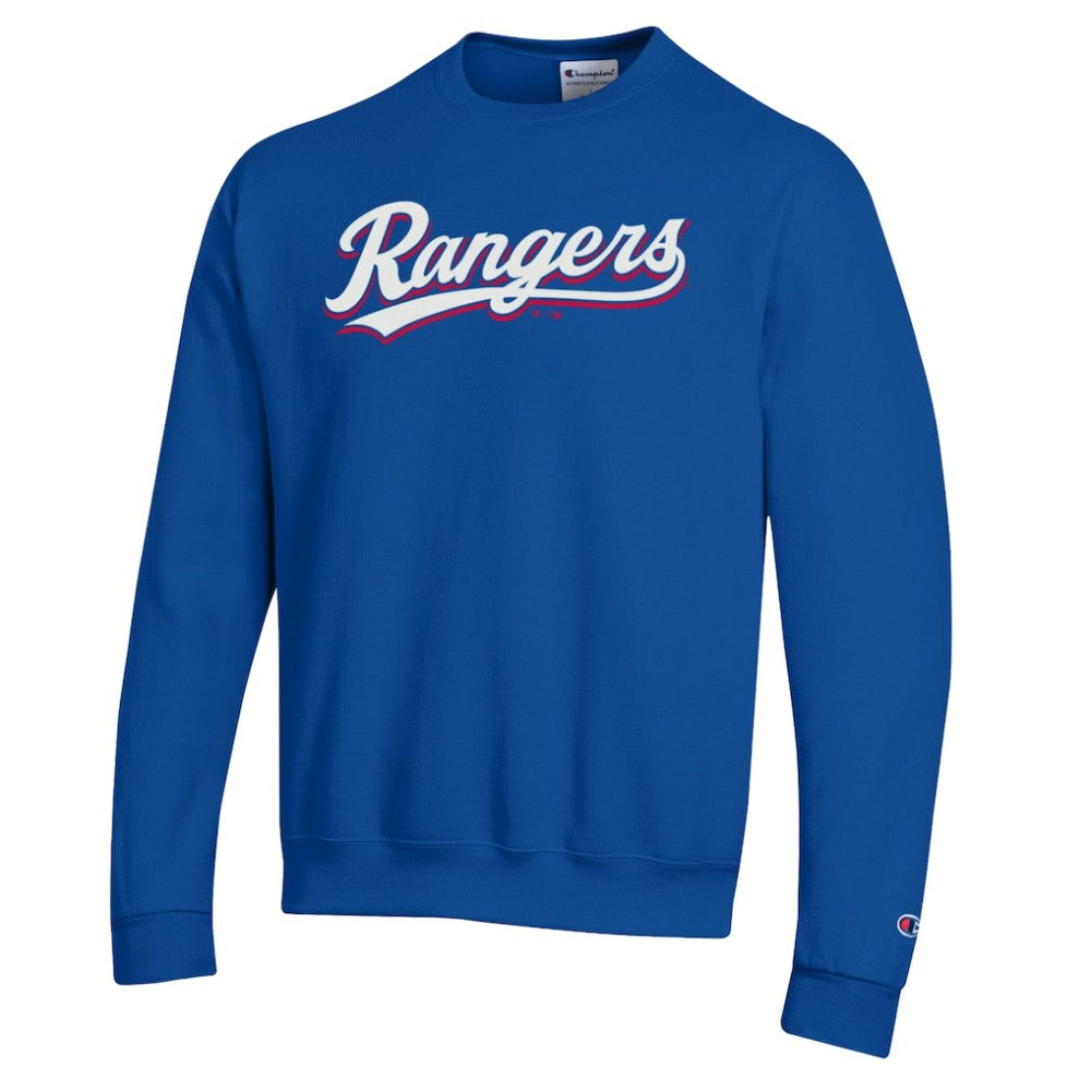 Texas Rangers Champion Powerblend Wordmark Sweatshirt Near Me
