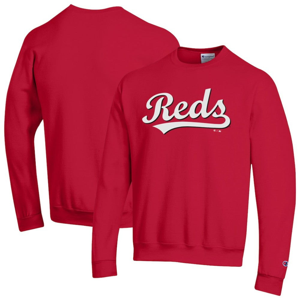 Cincinnati Reds Champion Powerblend Wordmark Sweatshirt Near Me