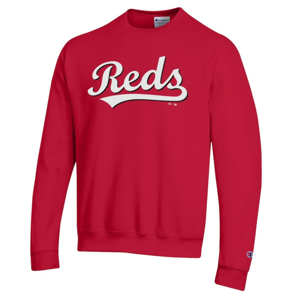 Cincinnati Reds Champion Powerblend Wordmark Sweatshirt Near Me