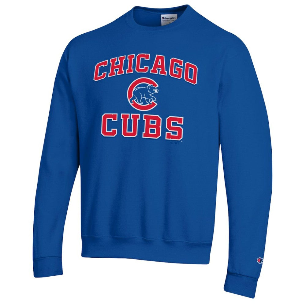 Chicago Cubs Champion Heart & Soul Powerblend Sweatshirt Near Me