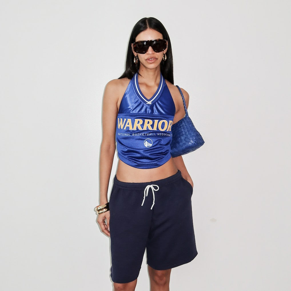 Golden State Warriors Off Season x NBA Women's Halter Top Royal