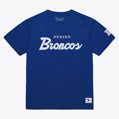 Denver Broncos Head Coach Classic T-Shirt - Royal - Mitchell & Ness