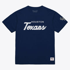Houston Texans Head Coach Classic T-Shirt - Navy - Mitchell & Ness