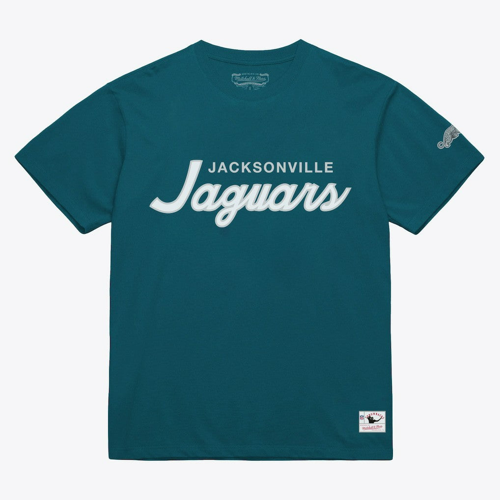 Jacksonville Jaguars Head Coach Classic T-Shirt - Teal - Mitchell & Ness