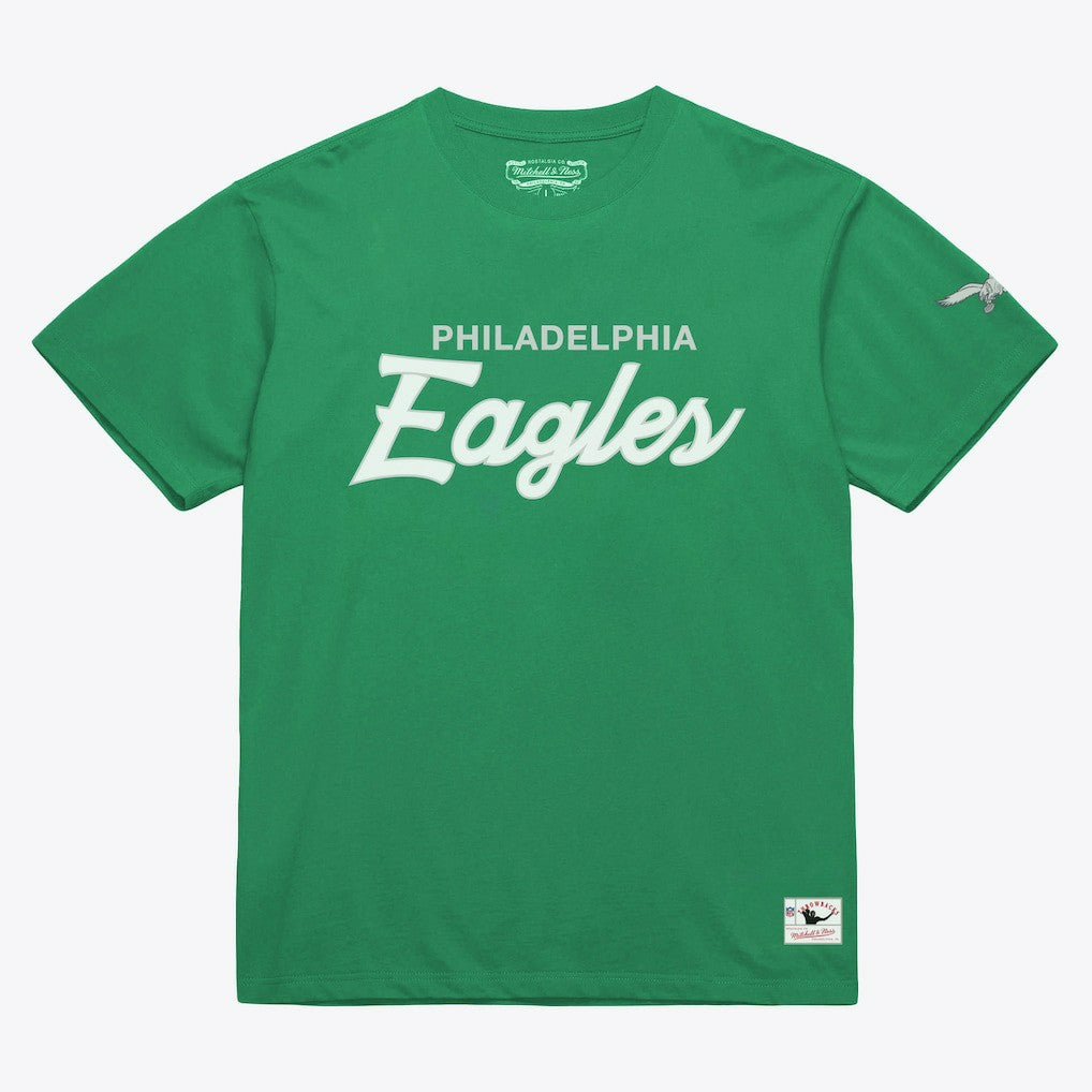Philadelphia Eagles Head Coach Classic T-Shirt - Kelly Green - Mitchell & Ness
