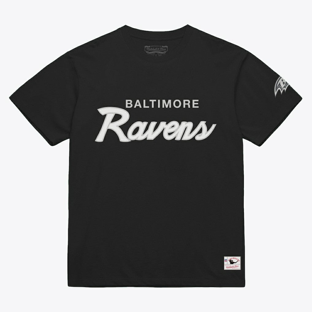 Baltimore Ravens Head Coach Classic T-Shirt - Black - Mitchell & Ness