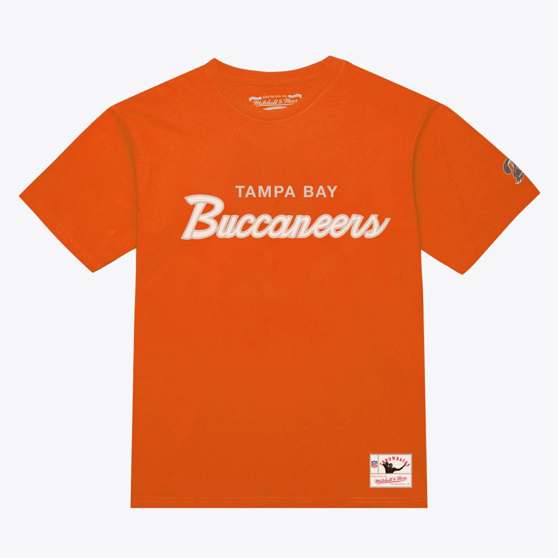 Tampa Bay Buccaneers Head Coach Classic T-Shirt - Orange - Mitchell & Ness