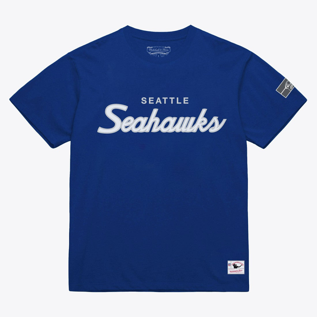 Seattle Seahawks Head Coach Classic T-Shirt - Royal - Mitchell & Ness