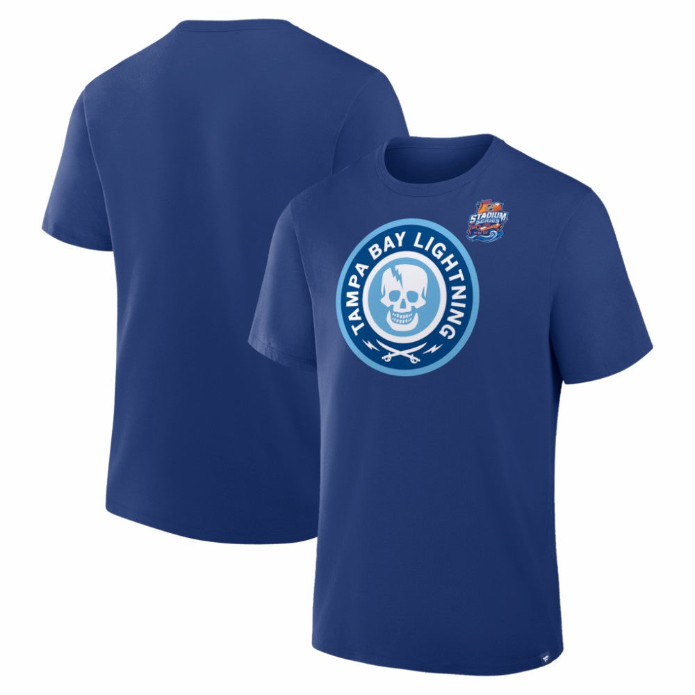 Tampa Bay Lightning 2026 NHL Stadium Series Secondary Logo T-Shirt - Blue | NHL online