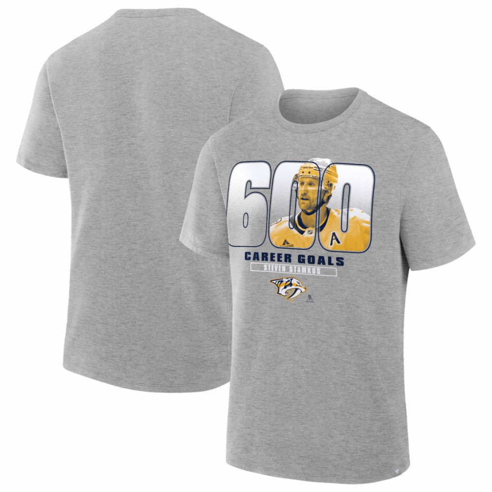 Steven Stamkos Nashville Predators 600th Career Goal T-Shirt - Gray | NHL discount