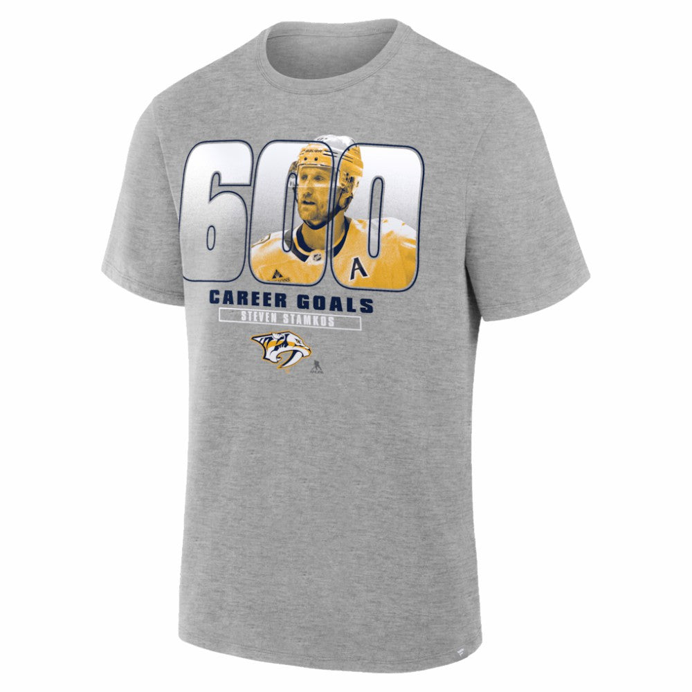 Steven Stamkos Nashville Predators 600th Career Goal T-Shirt - Gray | NHL discount