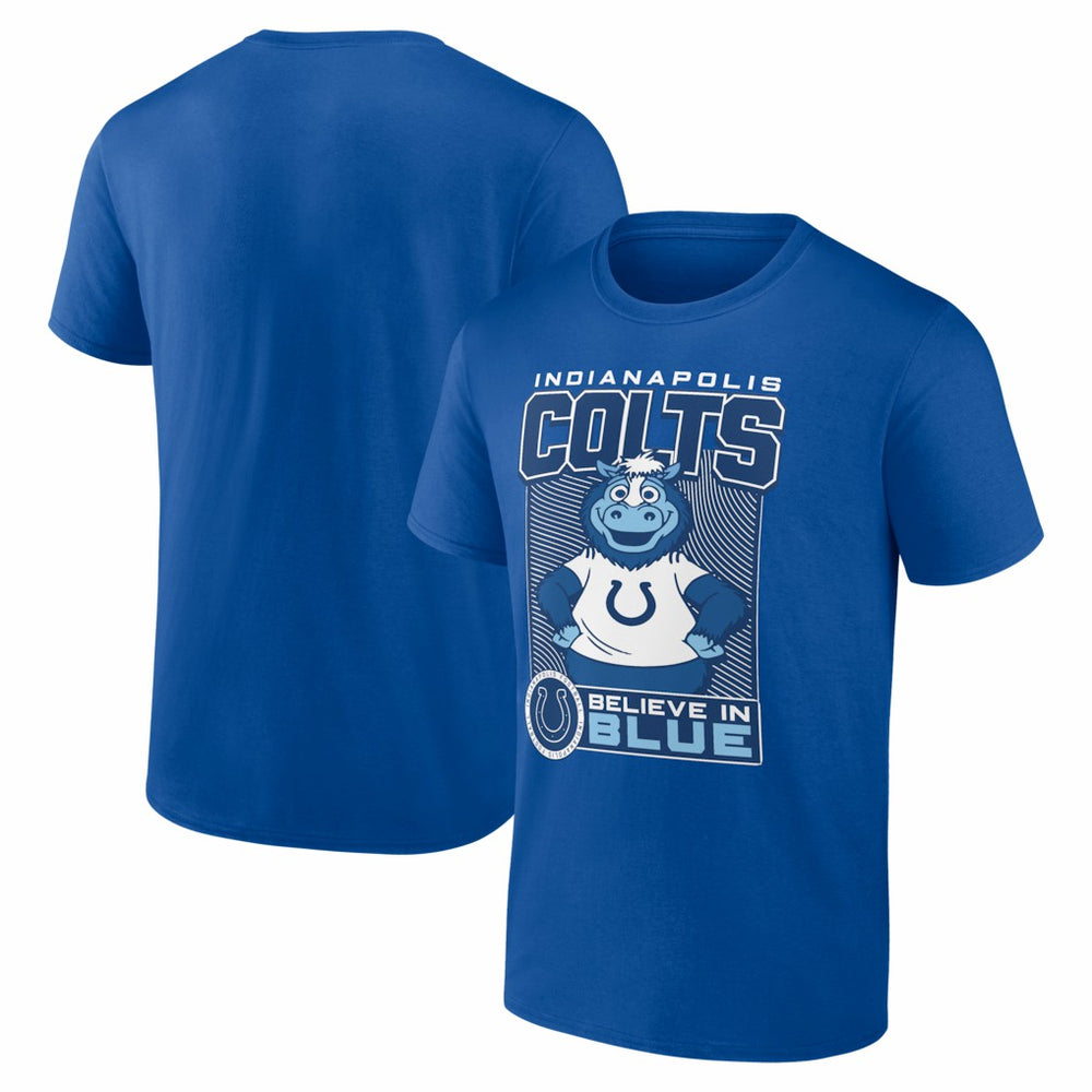 Indianapolis Colts Mascot T-Shirt - Royal - NFL
