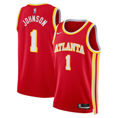 Nike Jalen Johnson Atlanta Hawks Unisex Swingman Jersey Icon Edition Red