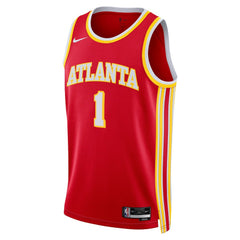Nike Jalen Johnson Atlanta Hawks Unisex Swingman Jersey Icon Edition Red