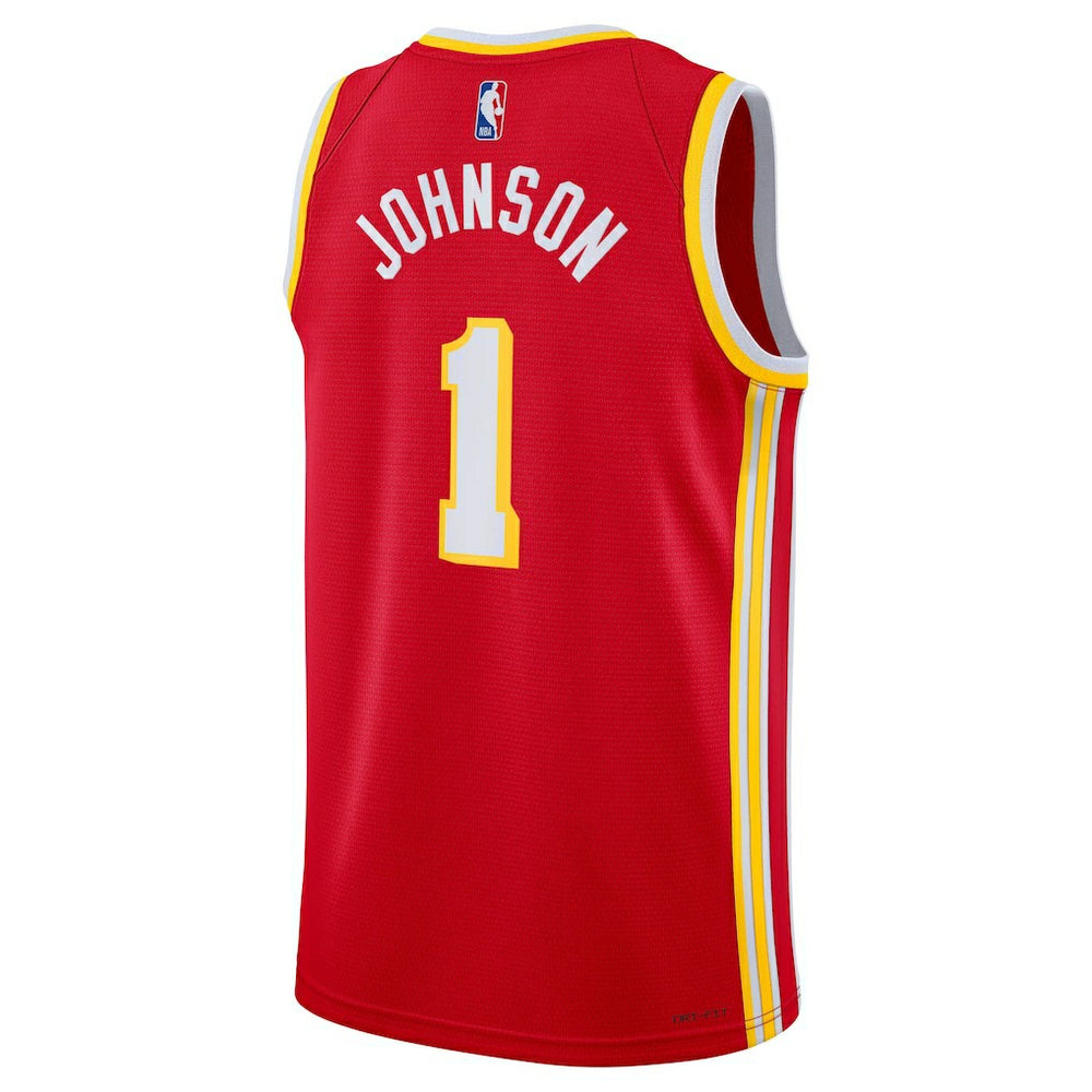 Nike Jalen Johnson Atlanta Hawks Unisex Swingman Jersey Icon Edition Red