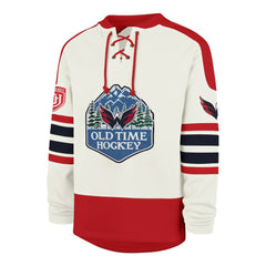 Washington Capitals '47 Pond Hockey Trio Eternal Lacer Sweatshirt - Cream | 47 brand sale