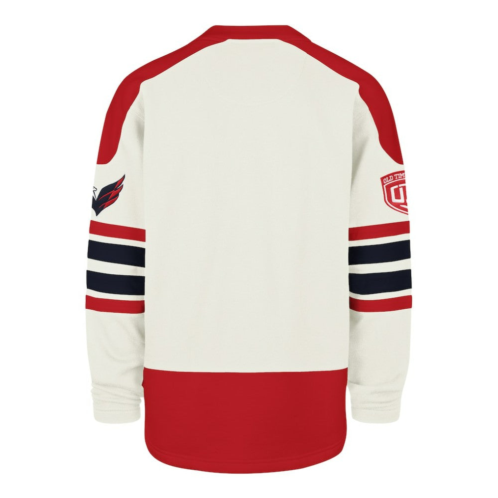 Washington Capitals '47 Pond Hockey Trio Eternal Lacer Sweatshirt - Cream | 47 brand sale