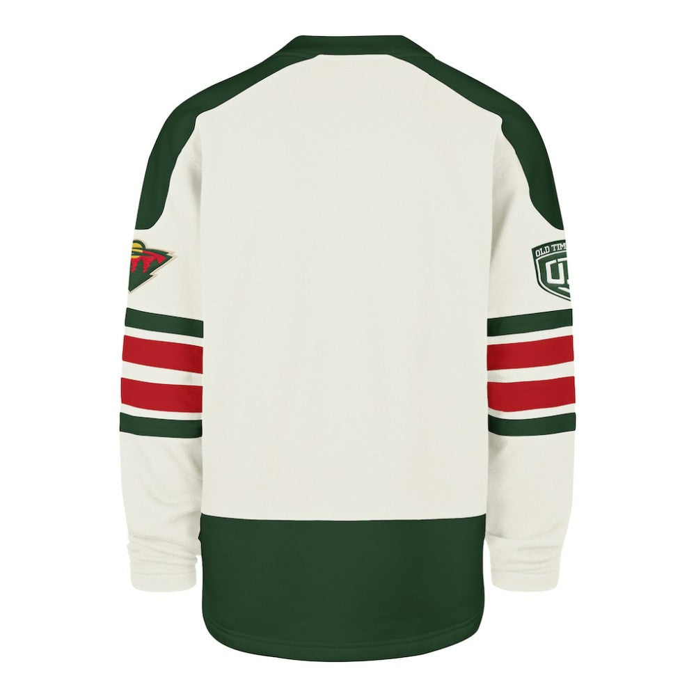 Minnesota Wild '47 Pond Hockey Trio Eternal Lacer Sweatshirt - Cream | 47 brand near me