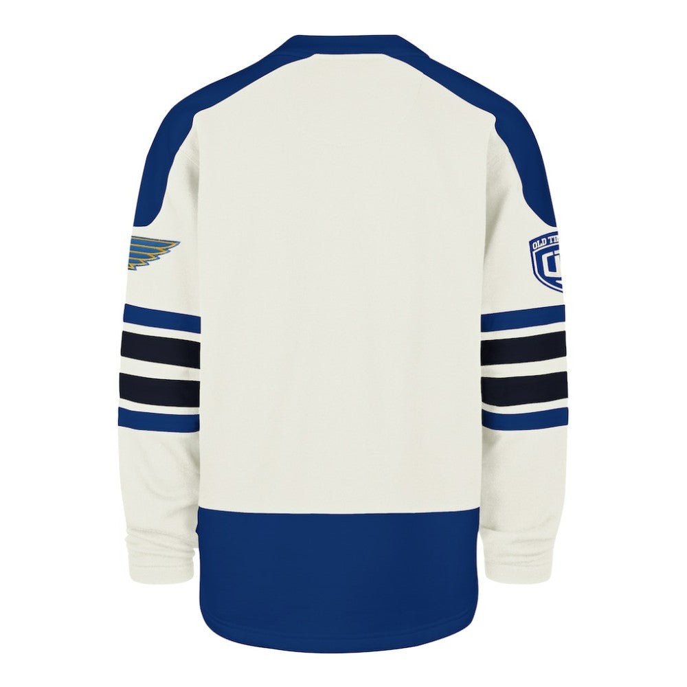 St. Louis Blues '47 Pond Hockey Trio Eternal Lacer Sweatshirt - Cream | 47 brand discount