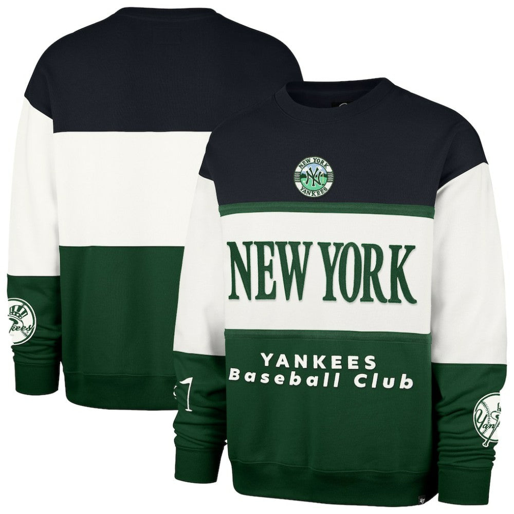 New York Yankees '47 Tee Up Maximalist Fleece Sweatshirt Sale
