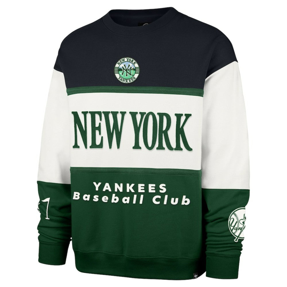 New York Yankees '47 Tee Up Maximalist Fleece Sweatshirt Sale