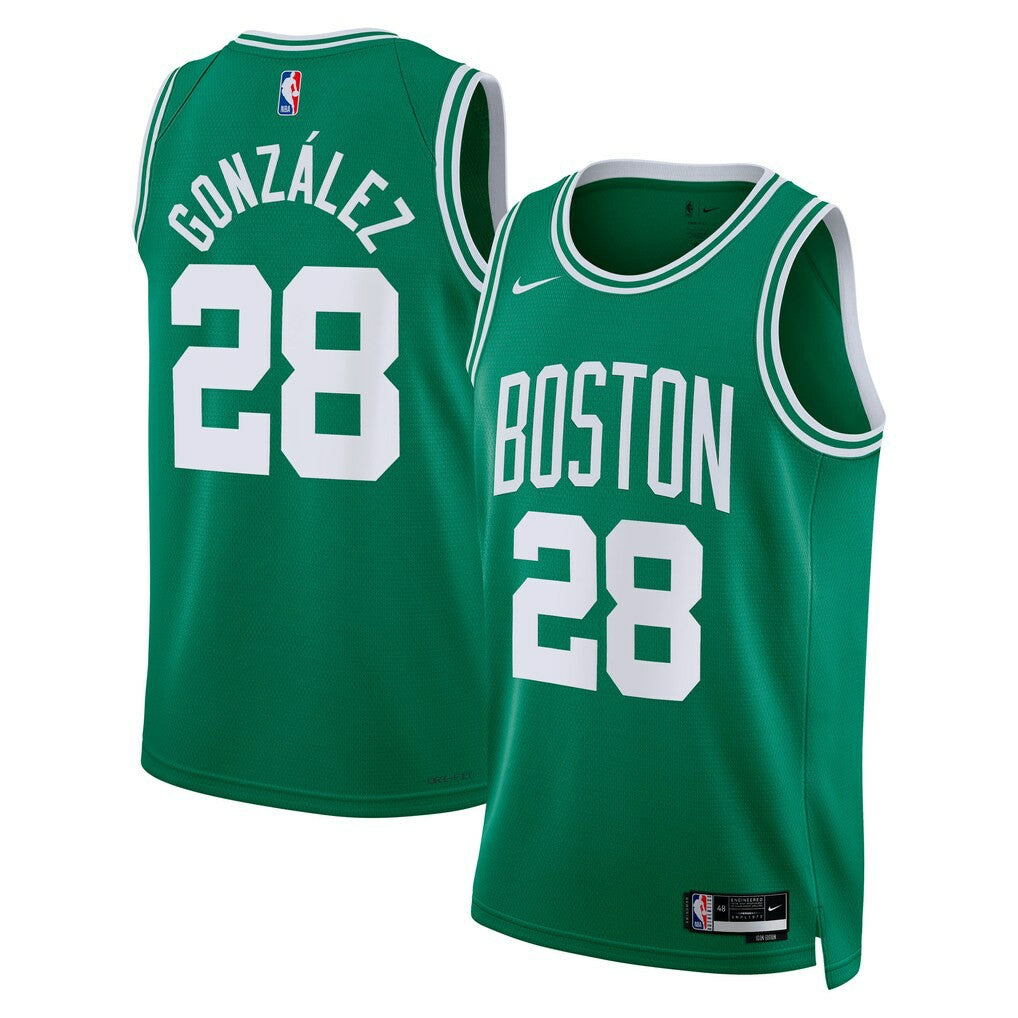 Nike Hugo González Boston Celtics Unisex Swingman Jersey Icon Edition Kelly Green