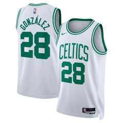 Nike Hugo González Boston Celtics Unisex Swingman Jersey Association Edition White